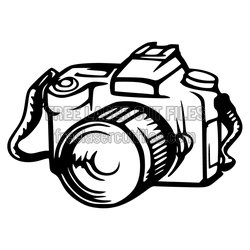 Vintage Camera Laser Cut File, Retro Photography Decor