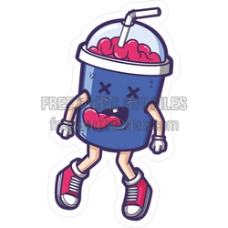 Dizziness Sticker Design - Free CDR Vector Download