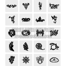 Heraldry Vector Icons - Crest & Shield Emblem Pack