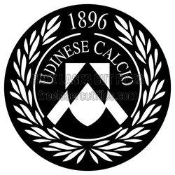 Udinese Calcio Crest Laser Cut Logo Vector