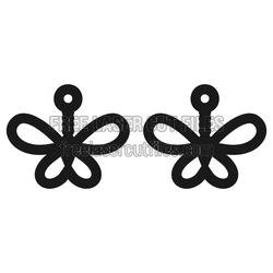 Butterfly Earrings Laser Cut File for DIY Jewelry