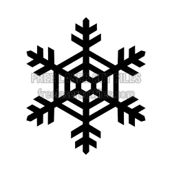 Laser-Cut Snowflake Ornament Template