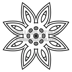 Sacred Flower Mandala Laser Cut Design, Ready to Cut