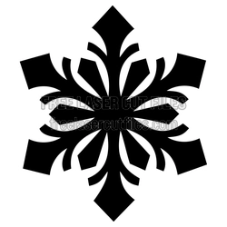 Snowflake Ornament Decorative Laser Cut Pattern