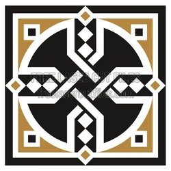 Geometric Art Deco Panel Laser Cut File