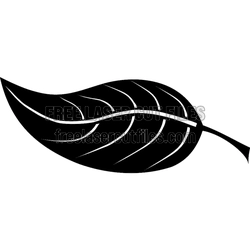 Leaf Cutout Template for Laser Cutting