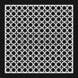 Free Vector Geometric Pattern for Laser Cutting