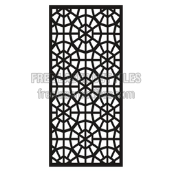 Geometric Decorative Panel Laser Cut File, Ready to Cut
