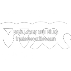 Ornamental Panel Laser Cutting Template