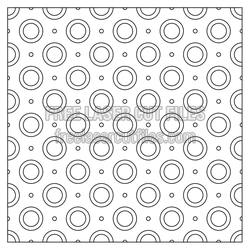 Geometric Circle Pattern Panel, Laser Ready Design