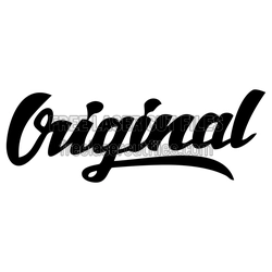Original Script Word Sign for Laser Cutting
