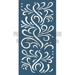 Decorative Laser-Cut Pattern Template