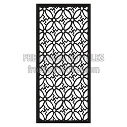 Geometric Floral Panel Ready to Cut Laser File