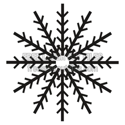 Layered Snowflake Christmas Ornament Laser Cut File