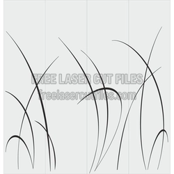 Leaf Sandblast Stencil Template for Craft Projects