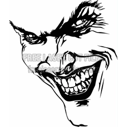 Vector Template for Joker Sticker