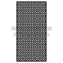 Geometric Decorative Door Panel Laser Cut Pattern