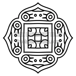 Ornamental Sacred Mandala Laser Cut Design, Ready to Cut