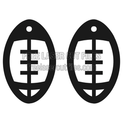 Oval Cut-Out Drop Earrings Laser Cut File, Ready to Cut