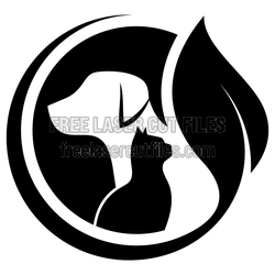 Cat and Dog Clipart Design for Laser Cutting