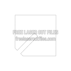 Spike Tab Cutting Template for Laser Projects