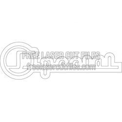 1955 Classic Sedan Silhouette Template for Laser Cutting