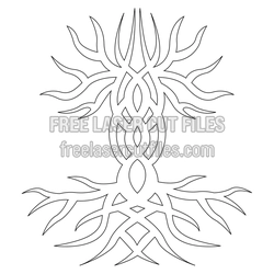 Celtic Tree Cut File for Laser Cutting, Ready to Cut