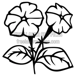 Floral Flower Branch Laser Cut Design for DIY Decor