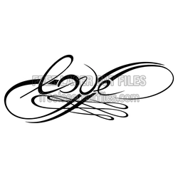 Heart Infinity Symbol Valentine Love Decor Ready to Cut