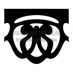 Ornamental Panel Template for Laser Cutting