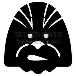Darth Vader Helmet Silhouette Laser Cut File