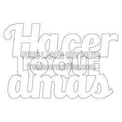 Hair House Decor Phrase Laser Cut File, Ready to Cut
