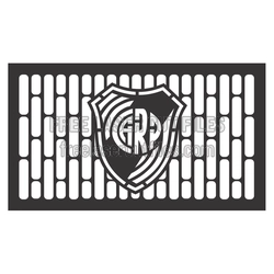 Monogram Shield Panel Laser Cut File, Ready to Cut Decor