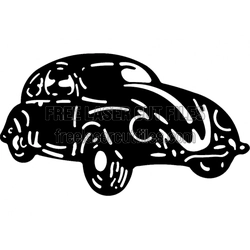 Car Cutout Template for Laser Cutting
