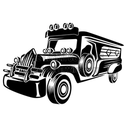 Jeepney Bus Laser Cut File, Ready to Cut Vehicle Design